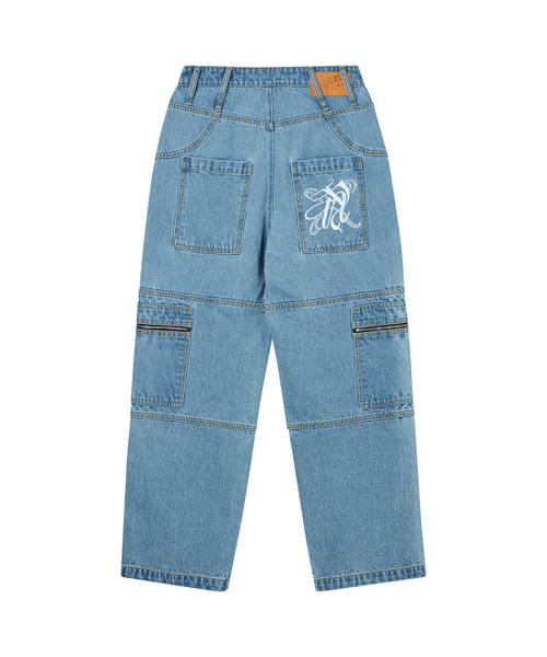 NYXX(エヌワイエックスエックス)の「CARCO POCKET DENIM PANTS LIGHT BLUE(デニムパンツ・レディース・その他・SMALL/MEDIUM)」の3枚目の写真