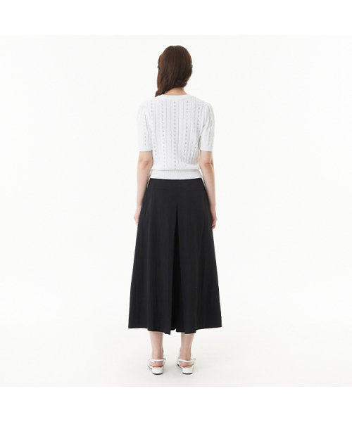 PLASTIC ISLAND(プラスティックアイランド)の「ツーピンタックフレアスカートパンツ PR2WP461(その他パンツ・レディース・ブラック・MEDIUM/SMALL/X-SMALL)」の3枚目の写真