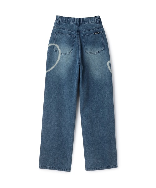 by LOVEiT（バイラビット）の「ハート抜染デニムパンツ（デニムパンツ・キッズ・ブルー/ブラック・130cm/150cm/140cm/120cm/160cm）」の8枚目の写真