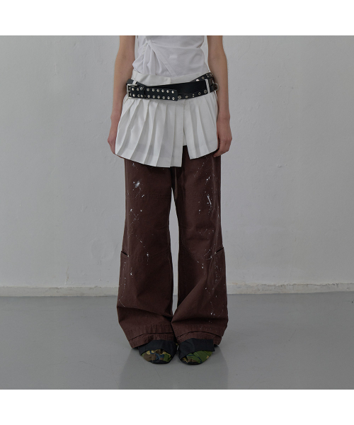 LCDC TM(エルシーディーシーティーエム)の「PLEATS DETAIL LAYERED SKIRT (WHITE)(スカート・レディース・その他・SMALL/MEDIUM)」の6枚目の写真