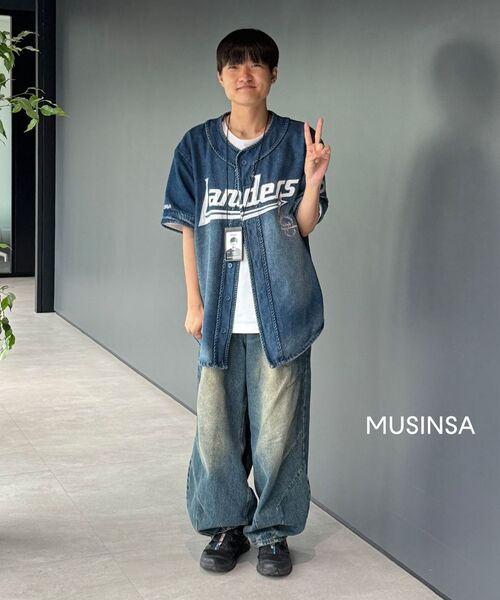 DECET(デケト)の「Balloon Wide Jeans DCPT055YLBlueB(デニムパンツ・レディース・その他・26/28/30/32/34/24)」の21枚目の写真