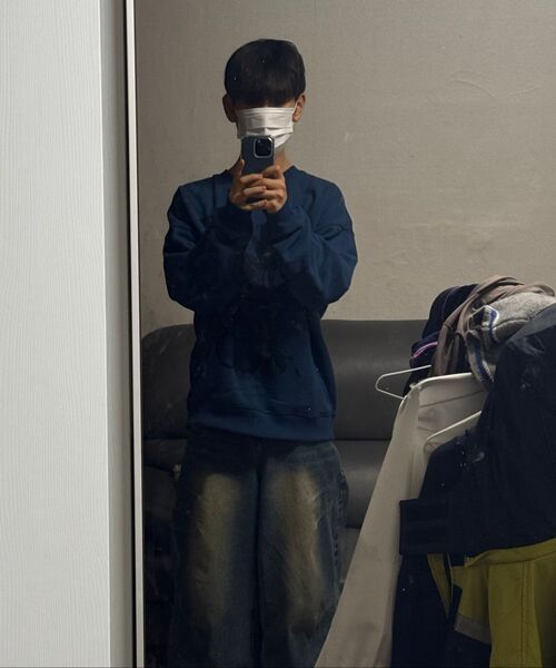 DECET(デケト)の「Balloon Wide Jeans DCPT055YLBlueB(デニムパンツ・レディース・その他・26/28/30/32/34/24)」の9枚目の写真
