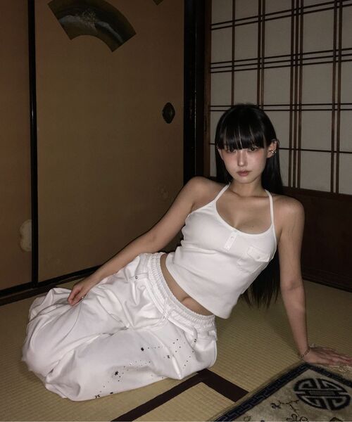 KASHIKO(カシコ)の「Zenu Belt Sweat Pants White(スウェットパンツ・レディース・その他・FREE)」の21枚目の写真