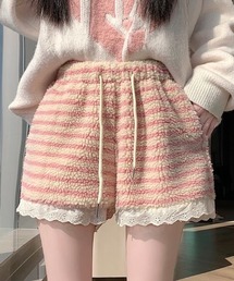 ゆるふわフリースガーリーショートパンツ