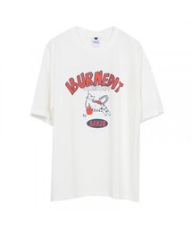 OVERGROW（オーバーグロウ）の「ダタイワッソ セミオーバーフィットTシャツ [ホワイトアイボリー]（Tシャツ/カットソー）」