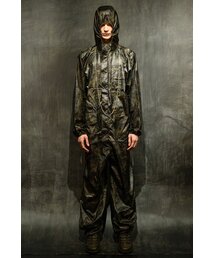 ASPARAGUS（アスパラガス）の「Inside Out Raw Cut Panel Overall（サロペット/オーバーオール）」