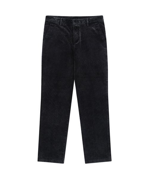 SOLEW(ソル)の「ウォッシングコーデュロイパンツ_ブラック(その他パンツ・メンズ・その他・SMALL/X-LARGE)」の1枚目の写真