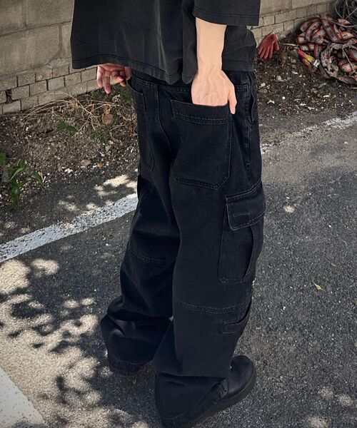OPUS 0012(オーパス0012)の「Op. 09 LIQUID CARGO PANTS BLACK(デニムパンツ・メンズ・その他・SMALL/MEDIUM/LARGE)」の8枚目の写真