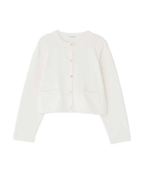NATURAL BEAUTY BASIC（ナチュラルビューティーベーシック）の「◇シルクブレンドカーディガン（カーディガン/ボレロ・レディース・オレンジ/グレー/ネイビー/ブルー/オフホワイト・FREE）」の16枚目の写真