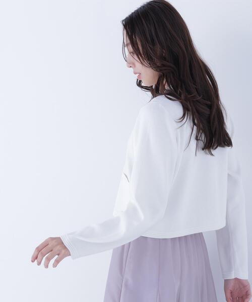 NATURAL BEAUTY BASIC（ナチュラルビューティーベーシック）の「◇シルクブレンドカーディガン（カーディガン/ボレロ・レディース・オレンジ/グレー/ネイビー/ブルー/オフホワイト・FREE）」の22枚目の写真