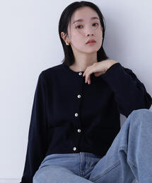 NATURAL BEAUTY BASIC | ◇シルクブレンドカーディガン(カーディガン/ボレロ)