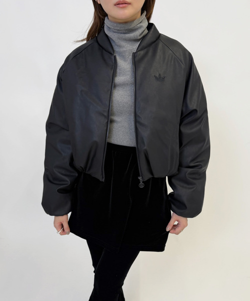 EDIT. FOR LULU（エディットフォールル）の「【adidas/アディダス】PLEATHER BOMBER（その他アウター・レディース・ブラック/ベージュ・MEDIUM）」の22枚目の写真