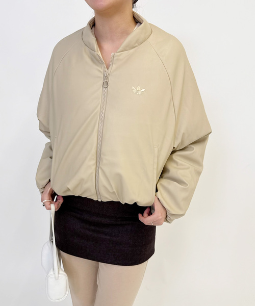 EDIT. FOR LULU（エディットフォールル）の「【adidas/アディダス】PLEATHER BOMBER（その他アウター・レディース・ブラック/ベージュ・MEDIUM）」の7枚目の写真