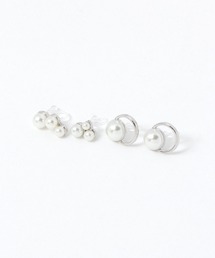 GLOBAL WORK（グローバルワーク）の「パールノンホールイヤリング2ペアセット/629962（イヤリング）」
