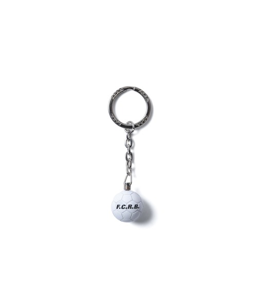F.C.Real Bristol（エフシーレアルブリストル）の「SOCCER BALL KEYCHAIN（キーホルダー・メンズ・ホワイト/ブラック・FREE）」の2枚目の写真
