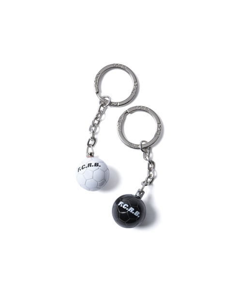 F.C.Real Bristol（エフシーレアルブリストル）の「SOCCER BALL KEYCHAIN（キーホルダー・メンズ・ホワイト/ブラック・FREE）」の3枚目の写真