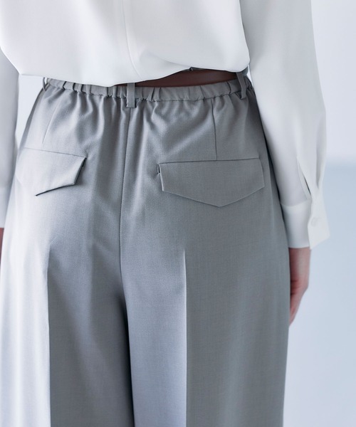 N.O.R.C（ノーク）の「ウォッシャブルバレルパンツ【CLEAN MOTION】（その他パンツ・レディース・グレイッシュベージュ/ネイビー・S/M）」の22枚目の写真