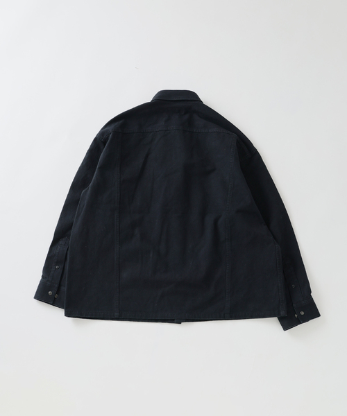 JOURNAL STANDARD J.S HOMESTEAD（ジャーナルスタンダードホームステッド）の「J.S.Homestead / ウエスト ポケット ショート シャツ “短丈”（シャツ/ブラウス・メンズ・ブラック/アイボリー/カーキ・MEDIUM/LARGE）」の12枚目の写真