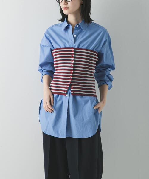 URBAN RESEARCH（アーバンリサーチ）の「マルチボーダーニットビスチェ（ニット/セーター・レディース・イエロー系その他/レッド系その他/ブルー系その他・FREE）」の13枚目の写真