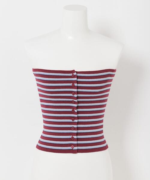 URBAN RESEARCH（アーバンリサーチ）の「マルチボーダーニットビスチェ（ニット/セーター・レディース・イエロー系その他/レッド系その他/ブルー系その他・FREE）」の20枚目の写真