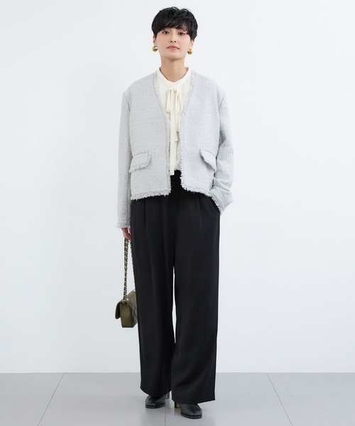 セール】BARNYARDSTORM / フラッグヤーンツイードジャケット（ノー