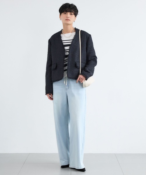 セール】BARNYARDSTORM / フラッグヤーンツイードジャケット（ノー