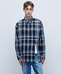 ANYTIME LOREAK（エニタイムロレーク）の「COSMOS CHECK SHIRT - SKY BLUE（シャツ/ブラウス）」