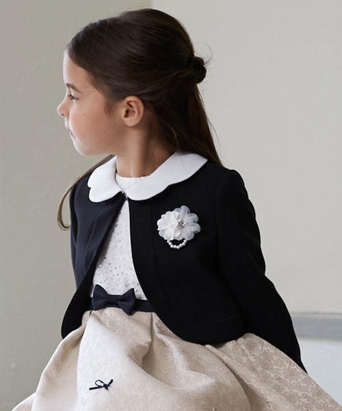 petit main（プティマイン）の「【フォーマル】ジャガードリボンOP+衿