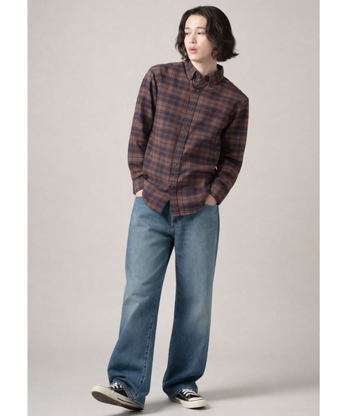 Levi's（リーバイス）の「Levi's/リーバイス 501(R) LOOSE ジーンズ（デニムパンツ・メンズ・ダークインディゴブルー/インディゴブルー/ライトインディゴブルー/ブラック・W28 L32/W29 L32/W30 L32/W31 L32/W32 L32/W33 L32/W34 L32/W36 L32）」の10枚目の写真