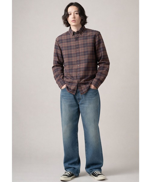 Levi's（リーバイス）の「Levi's/リーバイス 501(R) LOOSE ジーンズ（デニムパンツ・メンズ・ダークインディゴブルー/インディゴブルー/ライトインディゴブルー/ブラック・W28 L32/W29 L32/W30 L32/W31 L32/W32 L32/W33 L32/W34 L32/W36 L32）」の11枚目の写真