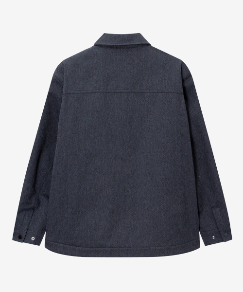 MINDBRIDGE(マインドブリッジ)の「デニムライクパディングシャケット(シャツ/ブラウス・メンズ・ダークグレー・100/110/95/105)」の4枚目の写真