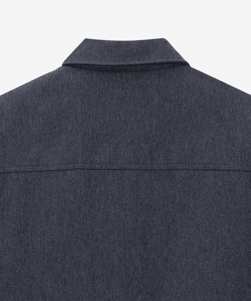 MINDBRIDGE(マインドブリッジ)の「デニムライクパディングシャケット(シャツ/ブラウス・メンズ・ダークグレー・100/110/95/105)」の6枚目の写真