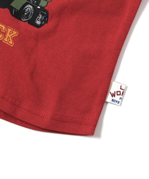 F.O.KIDS(エフオーキッズ)の「働く車ナンバリングTシャツ(Tシャツ/カットソー・キッズ・グレー/アイボリー/レッド・80/90/100/110/120/130/140)」の15枚目の写真