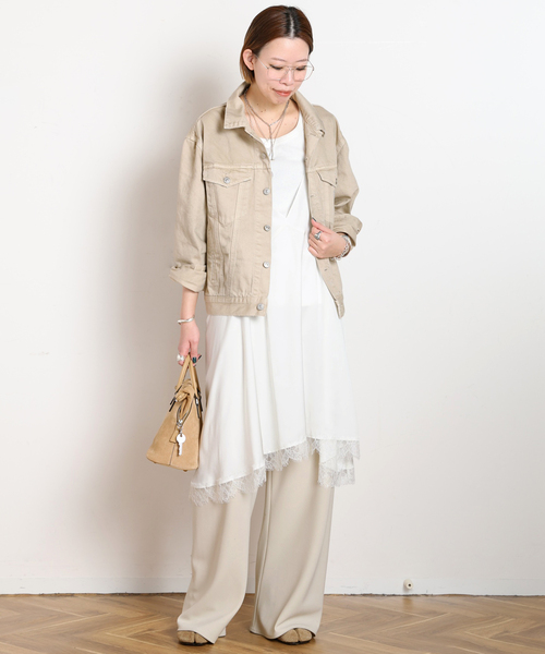 AP STUDIO（エーピーストゥディオ）の「NEWレースドッキングワンピース（ワンピース・レディース・ブラック/ネイビー/ホワイト・FREE）」の12枚目の写真