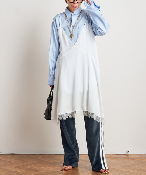 AP STUDIO（エーピーストゥディオ）の「NEWレースドッキングワンピース（ワンピース・レディース・ブラック/ネイビー/ホワイト・FREE）」の13枚目の写真