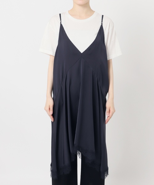 AP STUDIO（エーピーストゥディオ）の「NEWレースドッキングワンピース（ワンピース・レディース・ブラック/ネイビー/ホワイト・FREE）」の7枚目の写真