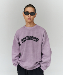 DOUBLE EIGHT（ダブルエイト）の「スプレーロゴピグメントスウェット（パープル）（スウェット）」
