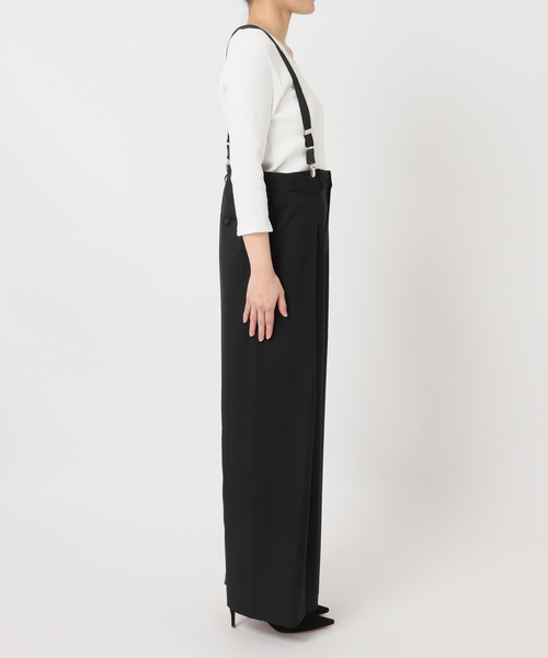 PROVOKE (プロヴォーク)の「【PROVOKE/プロヴォーク】suspenders tuck pants(スラックス・レディース・ブラック/チャコールグレー・36/38)」の11枚目の写真