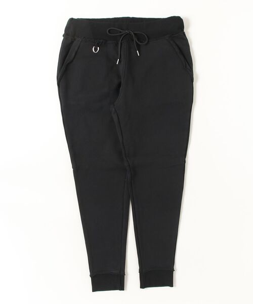 piuoro(ピウオッロ)の「PIUORO(ピウオロ) JOGGER SWEAT PANTS ジョガースウェットパンツ(スウェットパンツ・メンズ・グレー/ブラック・5/2/4)」の2枚目の写真