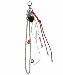 RSSC（アールエスエスシー）の「STEEL ROPE 2WAY KEY CHAIN - RED（キーケース/キーアクセサリー）」