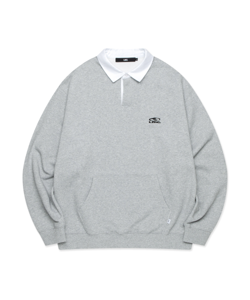 LMCの「OVAL COLLAR SWEATSHIRT heather gray(スウェット・レディース・その他・XL/M/L)」の1枚目の写真