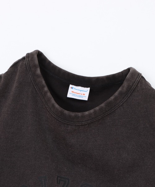 Champion(チャンピオン)の「【Champion/チャンピオン】レディース フレンチスリーブシャツ(Tシャツ/カットソー・レディース・ダークブラウン/グリーン系その他5/ブラック系その他/ロイヤルブルー・LARGE/MEDIUM)」の15枚目の写真