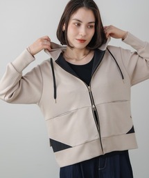 Bou Jeloud（ブージュルード）の「裾レイヤードバックラインジップパーカー（パーカー）」