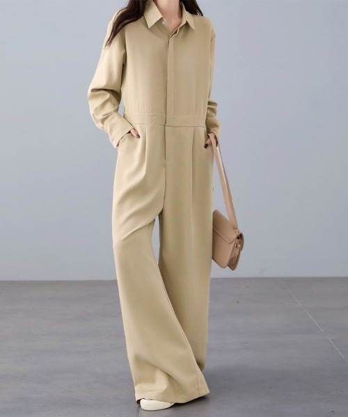 美品✨】RonHerman ジャンプスーツ シャツサロペット オーバーオール