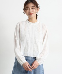 studio CLIP | フロントレースブラウス(シャツ/ブラウス)