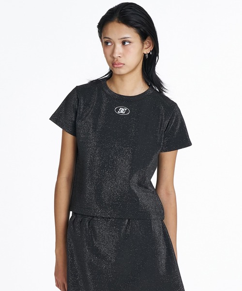 DC(ディーシー)の「DC/ディーシー 半袖 Tシャツ LST262309(Tシャツ/カットソー・レディース・ブラック/ホワイト/ブラックミックス・M/S)」の7枚目の写真