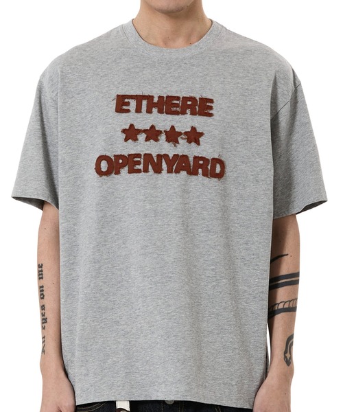 OY(オーワイ)の「『OY/オーワイ』FRAYED EDGE TEE/フレイドエッジTシャツ(Tシャツ/カットソー・メンズ・ネイビー/ブラック/グレー・L/M)」の11枚目の写真