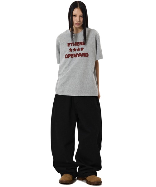 OY(オーワイ)の「『OY/オーワイ』FRAYED EDGE TEE/フレイドエッジTシャツ(Tシャツ/カットソー・メンズ・ネイビー/ブラック/グレー・L/M)」の14枚目の写真