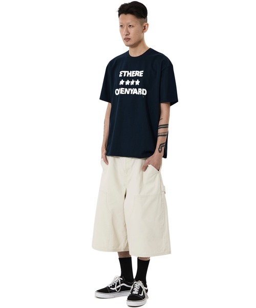 【新品完売品】argue ドライコットンプレーンオーバーワイドTシャツ OY/オーワイ』FRAYED EDGE TEE/フレイドエッジTシャツ OY│A'GEM/9