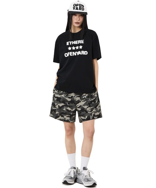 OY(オーワイ)の「『OY/オーワイ』FRAYED EDGE TEE/フレイドエッジTシャツ(Tシャツ/カットソー・メンズ・ネイビー/ブラック/グレー・L/M)」の8枚目の写真